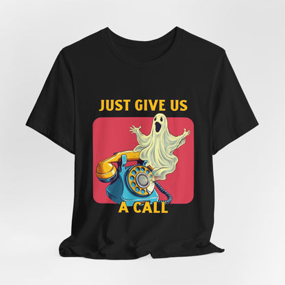 Just Give Us a Call Retro Ghost Hotline Tee