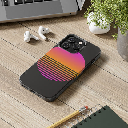 Sunset Grid Tough Phone Case