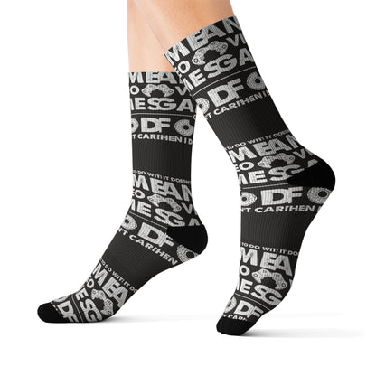 Anime, Video Games, or Food Crew Socks