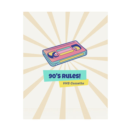 90's Rules! Retro Poster