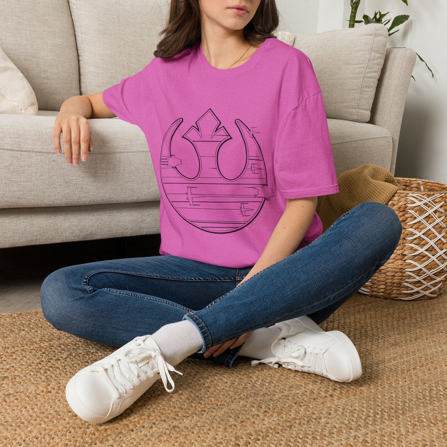 Retro Rebel Alliance Inspired Space Tee