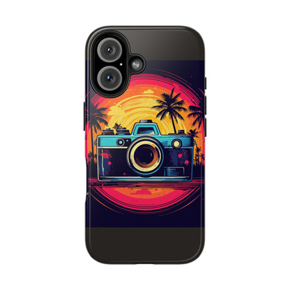 Retro Camera Sunset Tough Phone Case