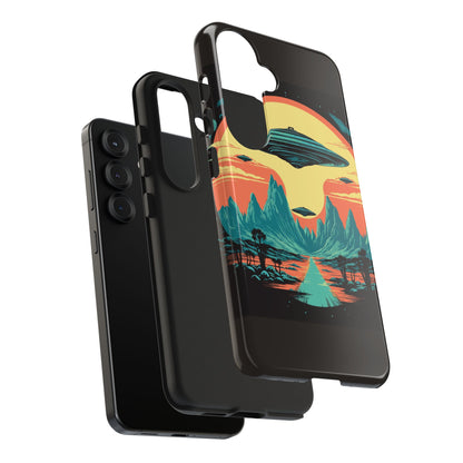 UFO Fleet Tough Phone Case
