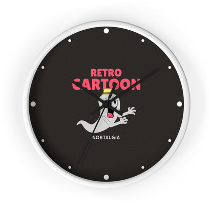 Retro Cartoon Ghost Wall Clock
