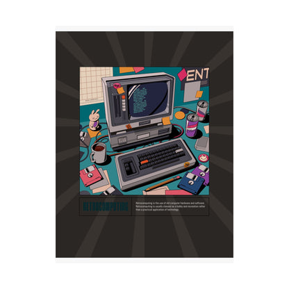Retro Computing Retro Poster