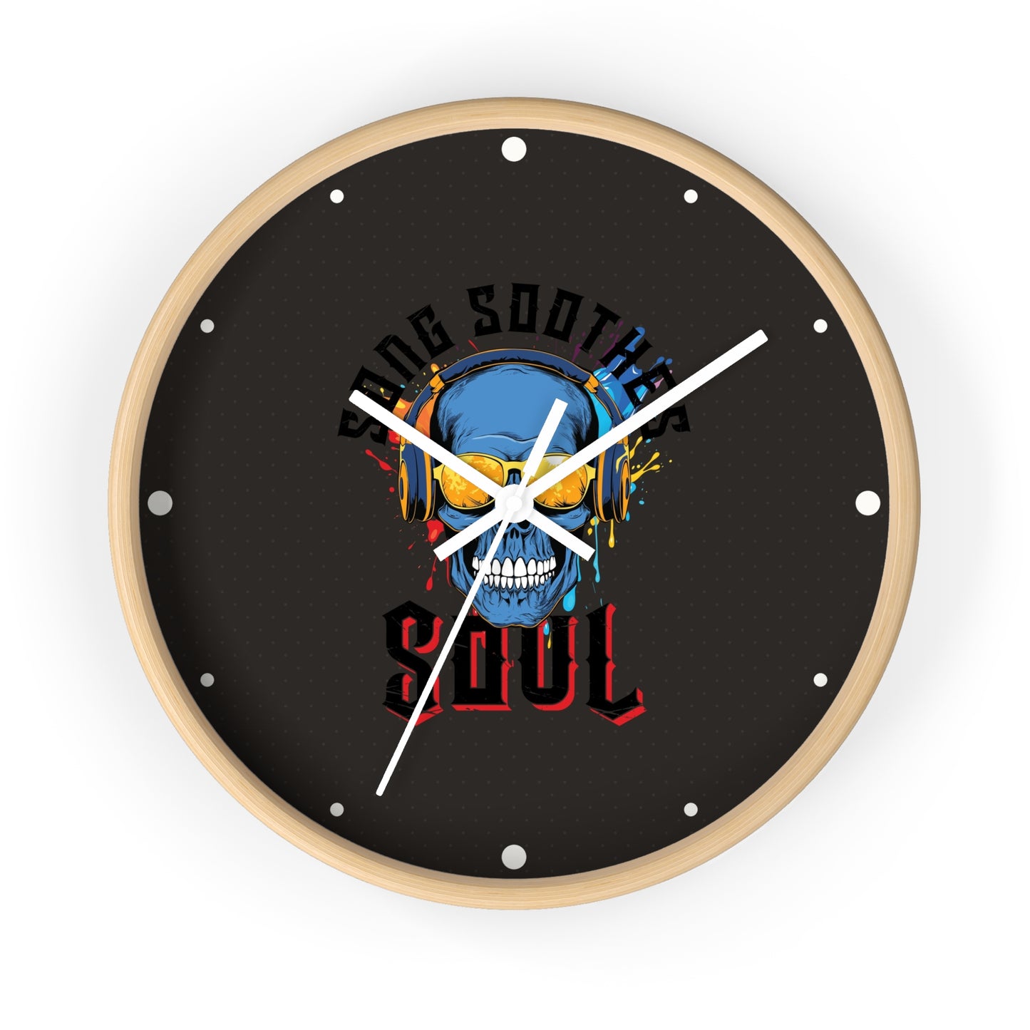Song Soothes the Soul Wall Clock