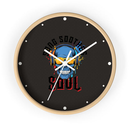 Song Soothes the Soul Wall Clock