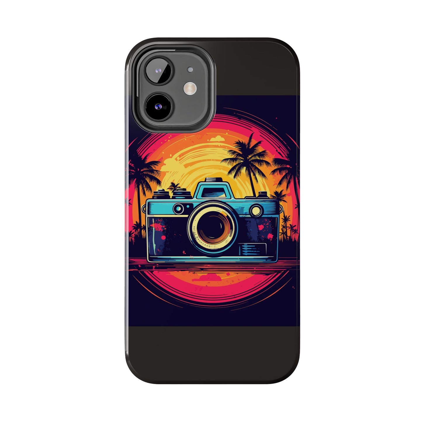 Retro Camera Sunset Tough Phone Case