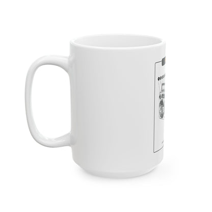 Boombox Blueprint Mug