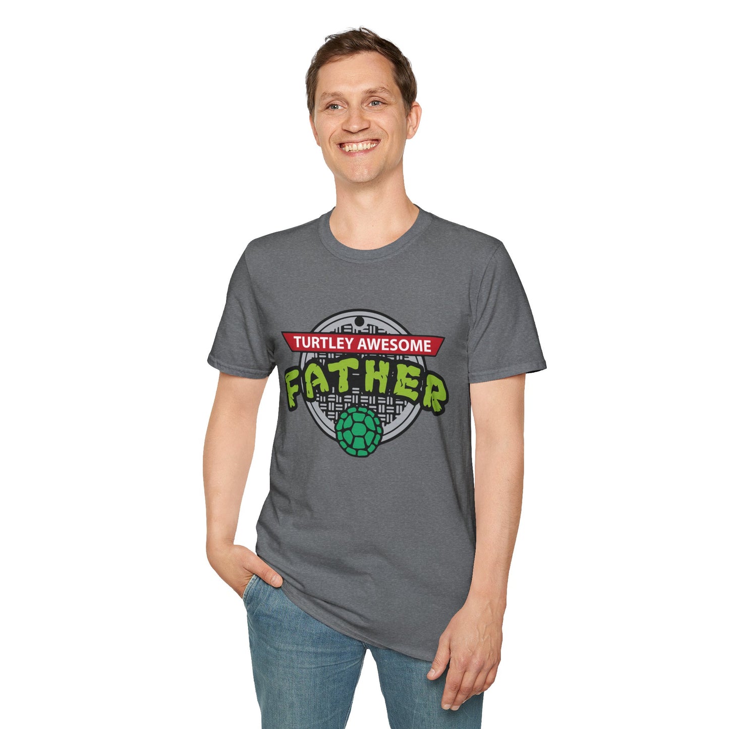 Turtley Awesome Father Tee