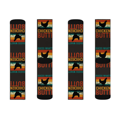 Guess What? Chicken Butt! Crew Socks