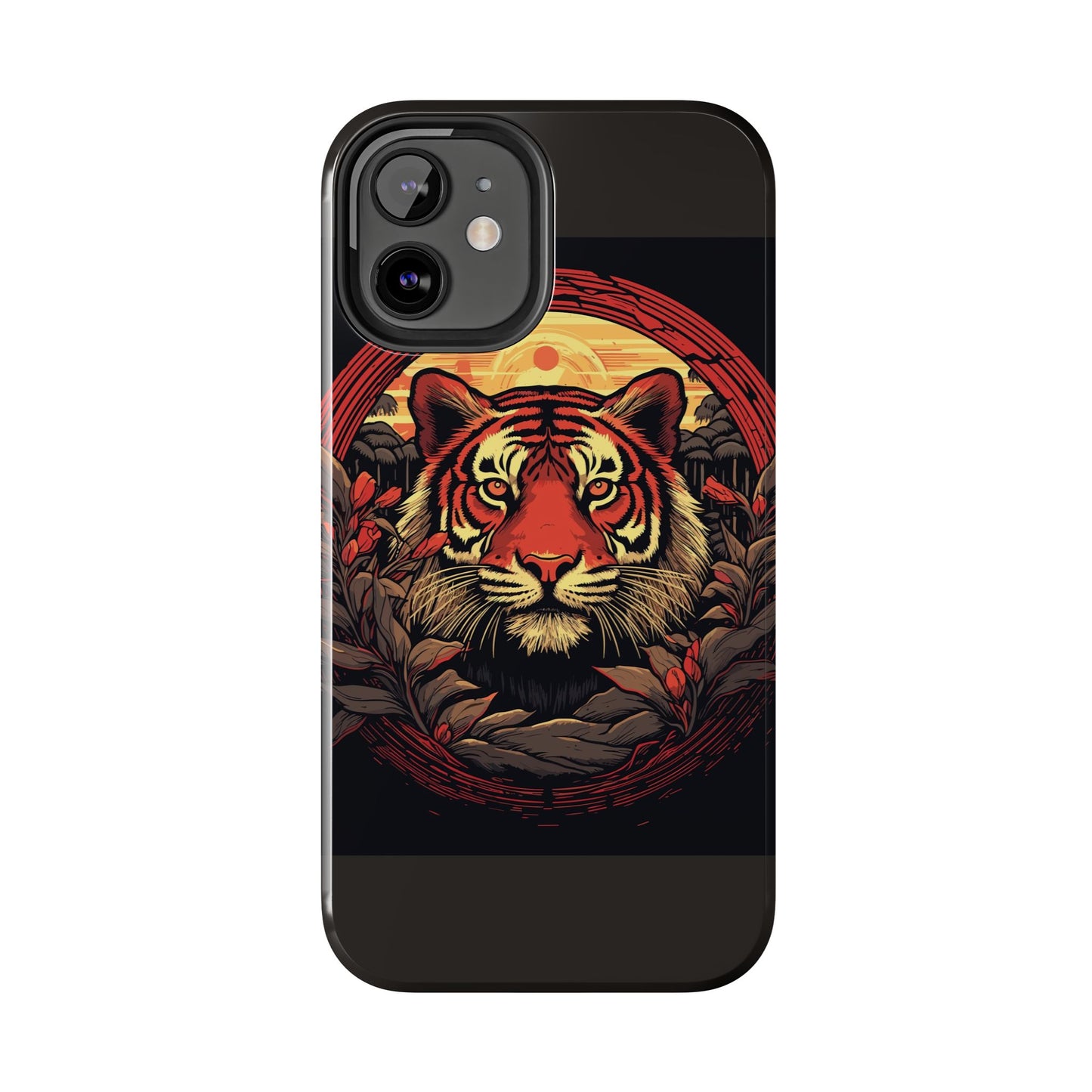 Tiger Wreath Tough Phone Case