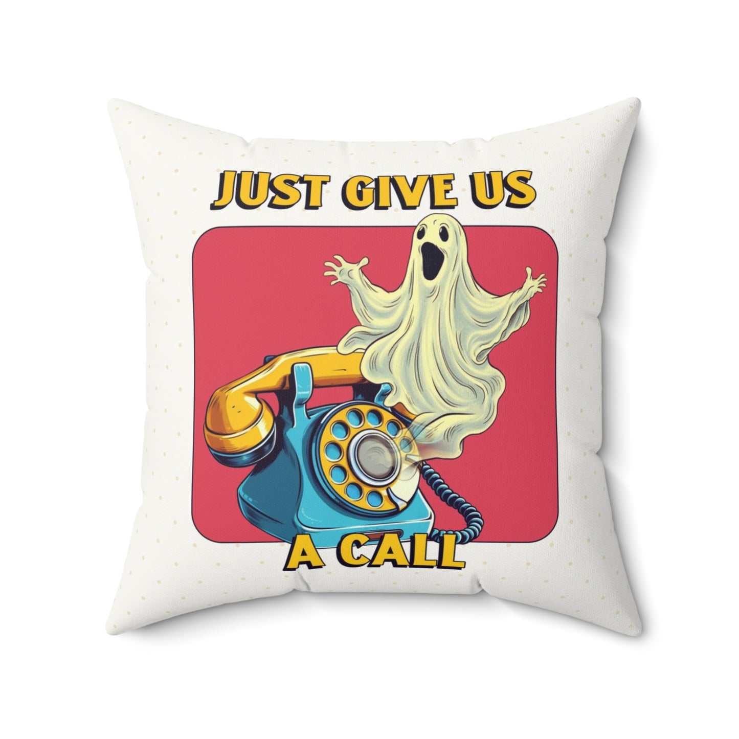 Just Give Us a Call Throw Pillow