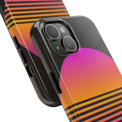 Sunset Grid Tough Phone Case