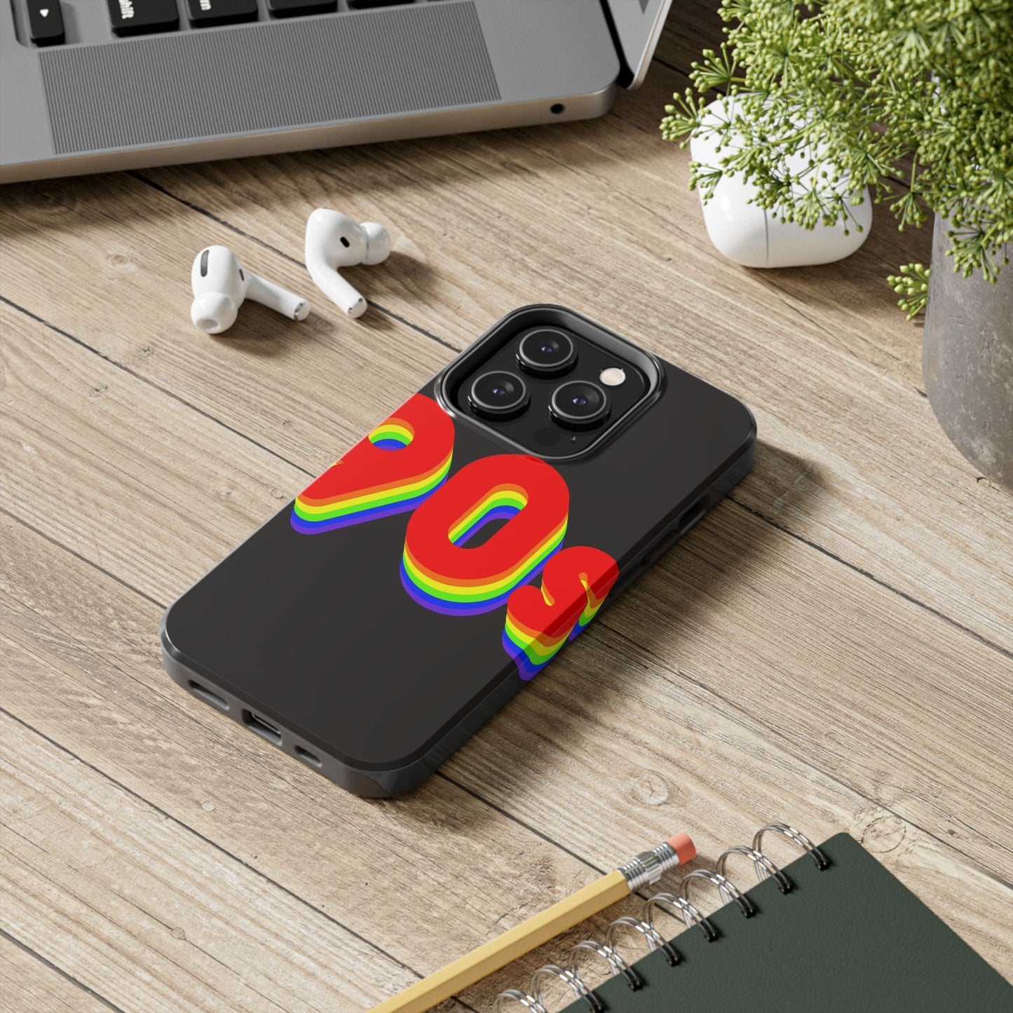 90's Rainbow Tough Phone Case