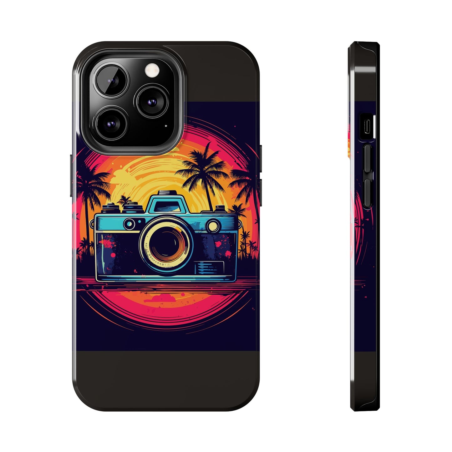 Retro Camera Sunset Tough Phone Case