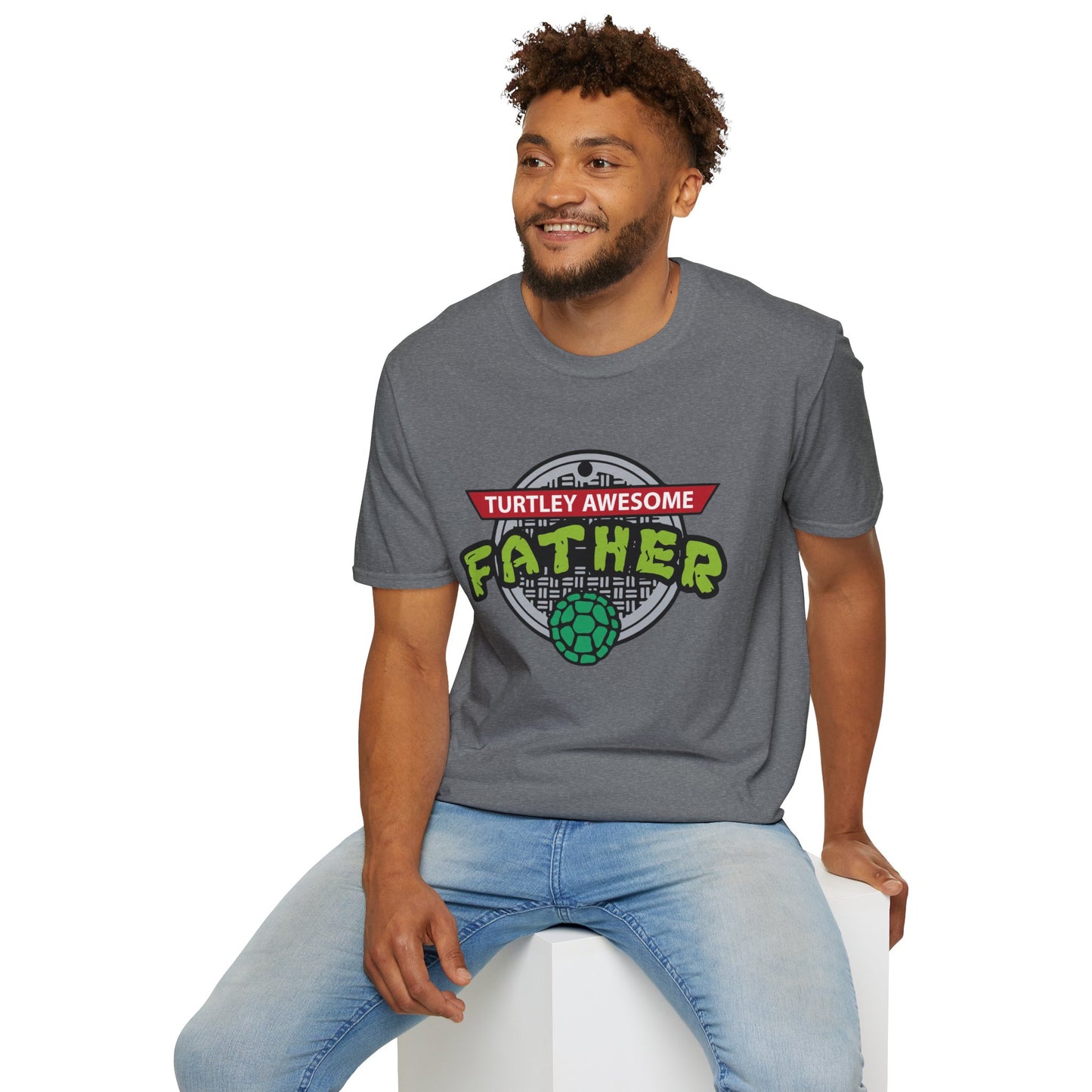 Turtley Awesome Father Tee