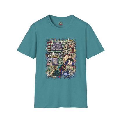 BreaksGPT Manga Card Breaker T-Shirt | Pirate Trading Card Graphic Tee Color Version