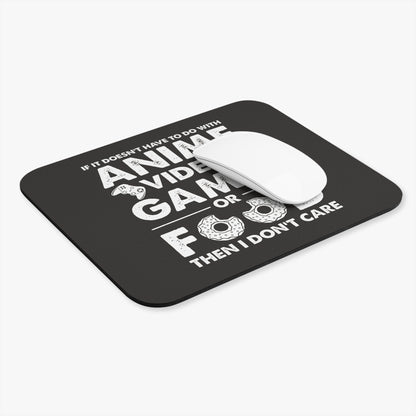 Anime, Video Games, or Food Mouse Pad