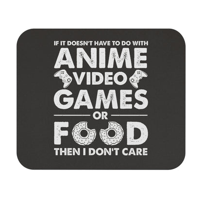 Anime, Video Games, or Food Mouse Pad
