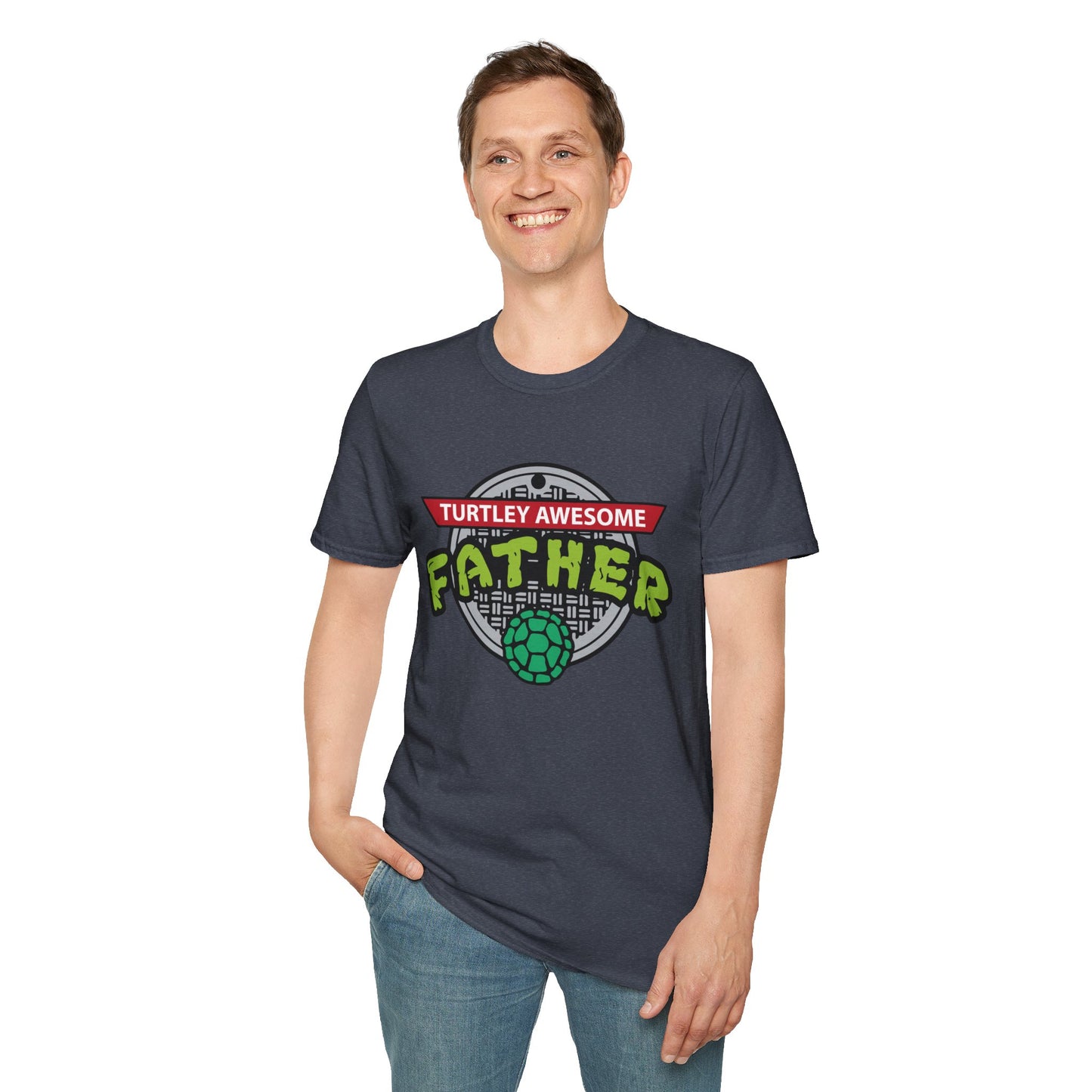 Turtley Awesome Father Tee