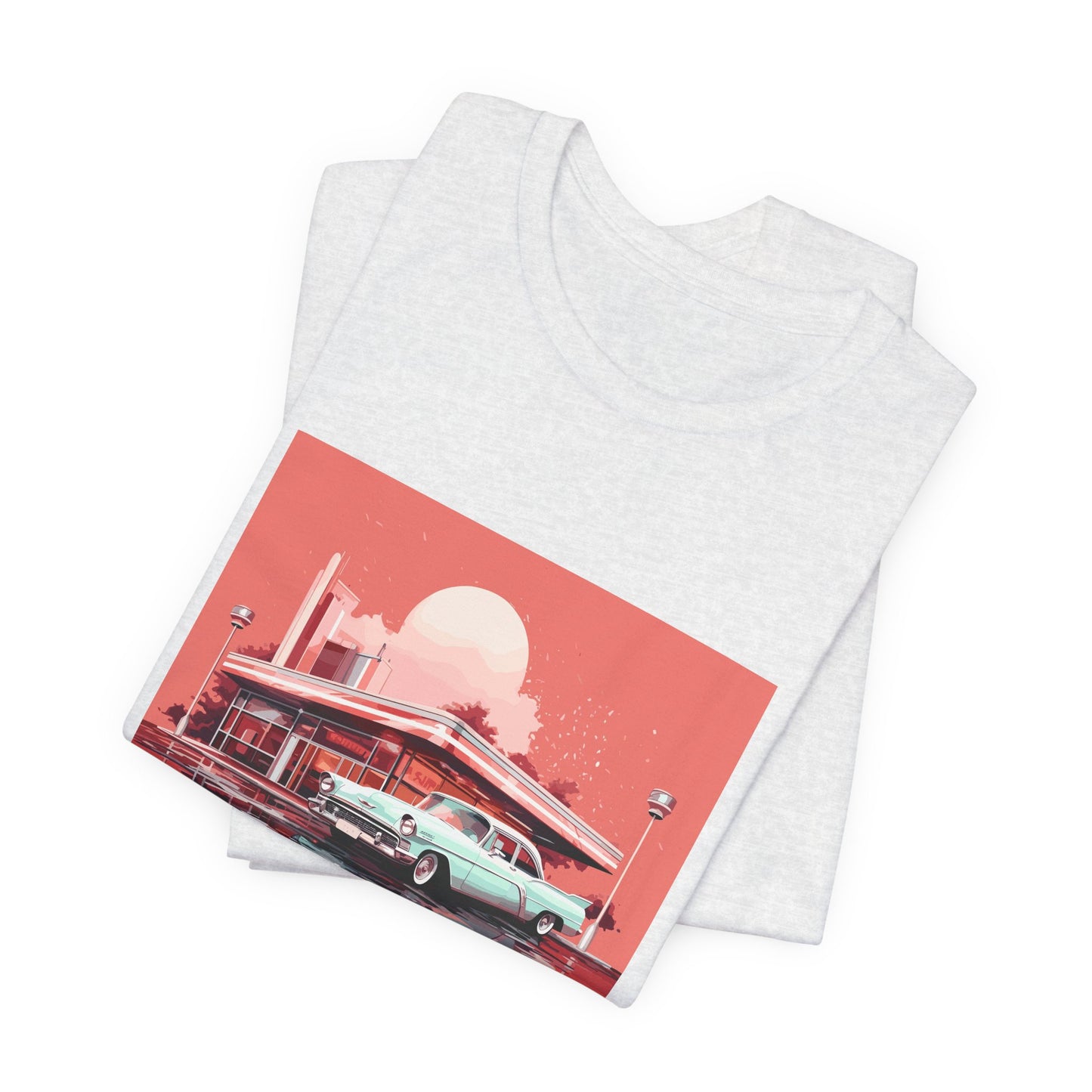 Chrome & Neon Diner Tee