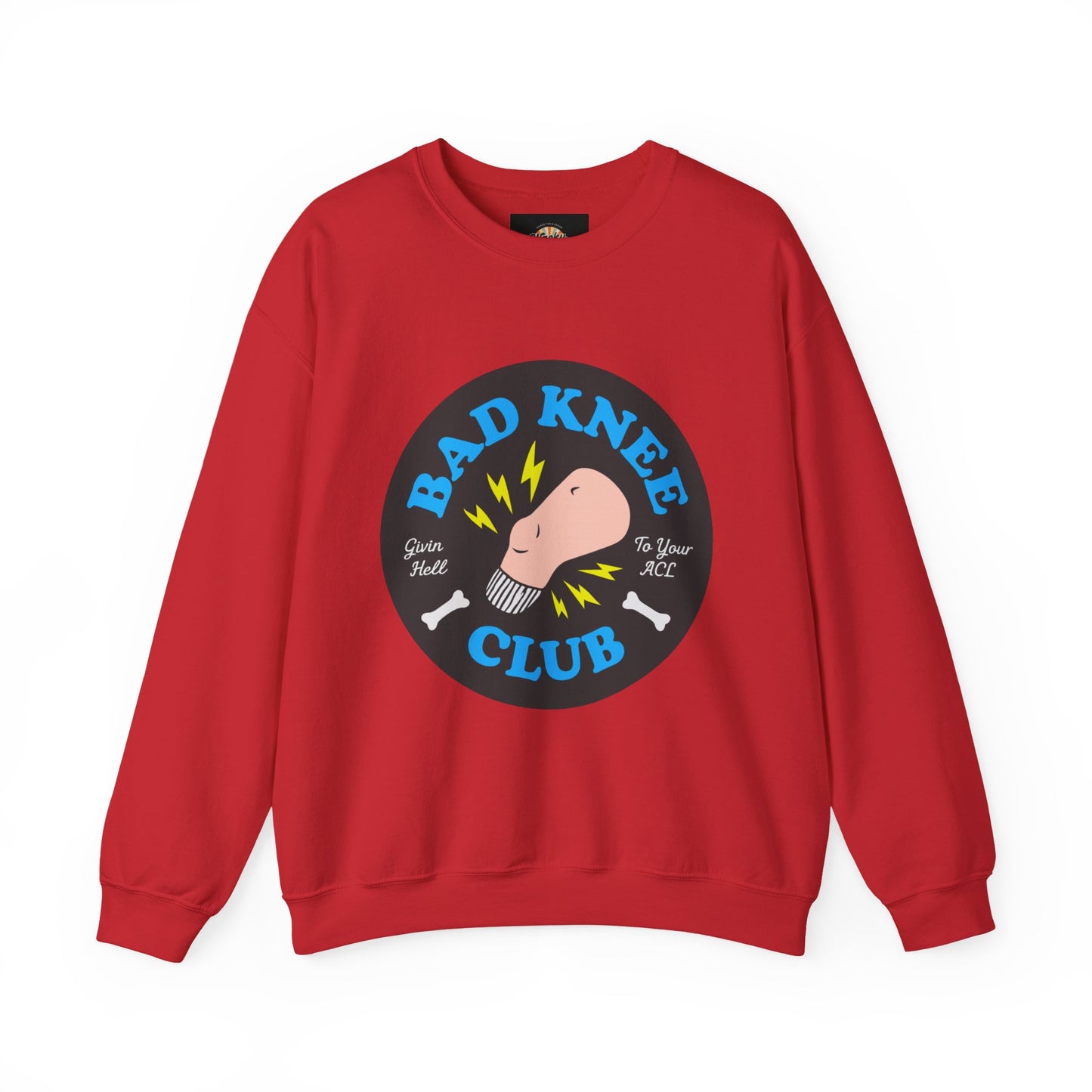Bad Knee Club sweatshirt | Funny knee pain graphic crewneck