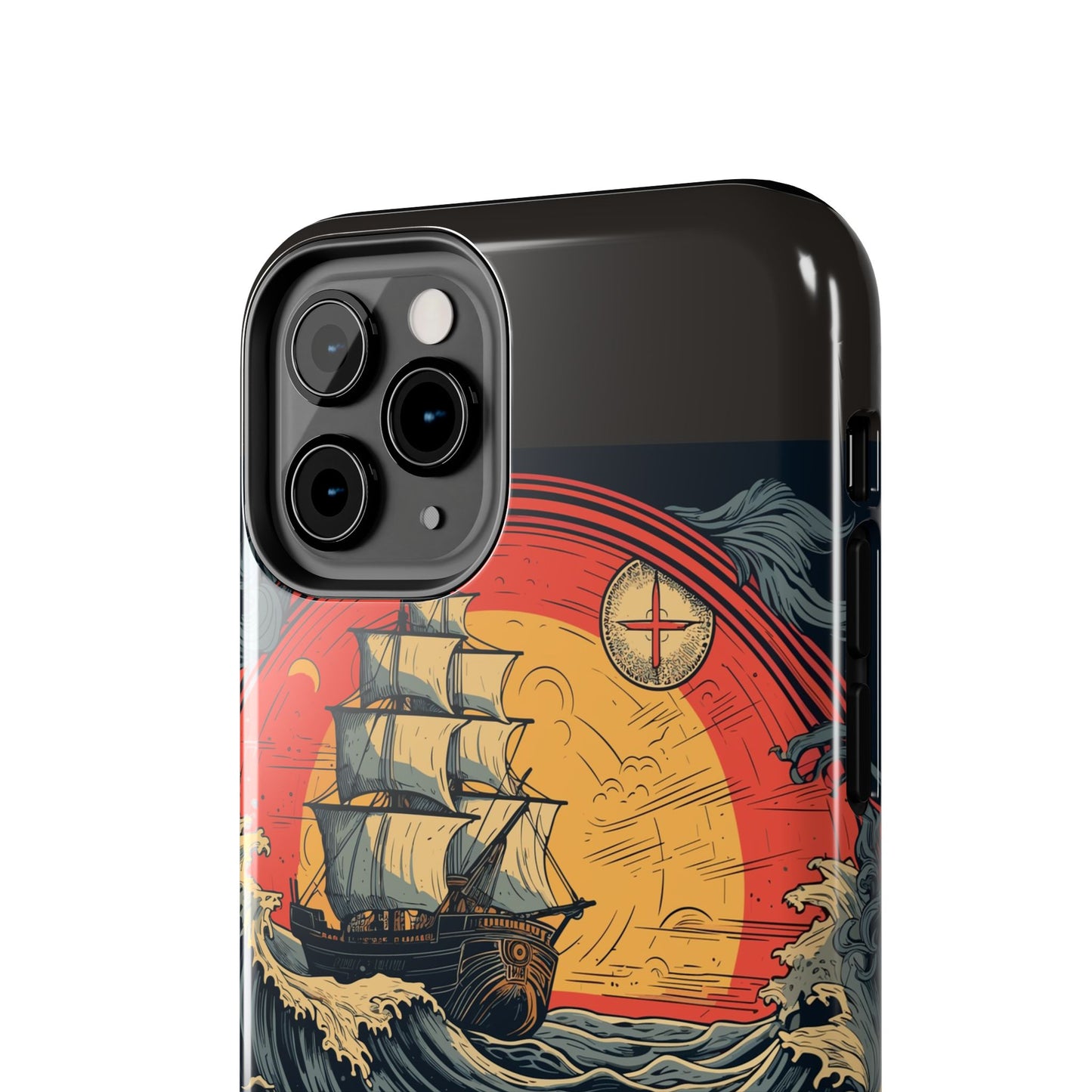 Tall Ship Storm Tough Phone Case