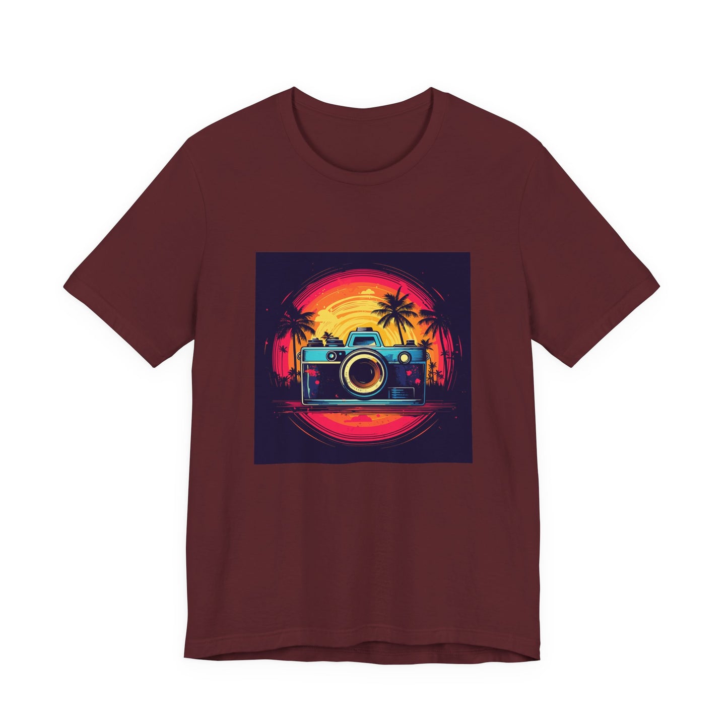 Retro Camera Sunset Tee