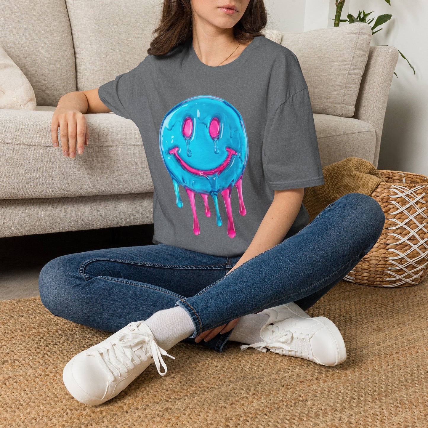 Melted Smile Vaporwave Tee