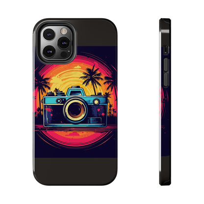Retro Camera Sunset Tough Phone Case