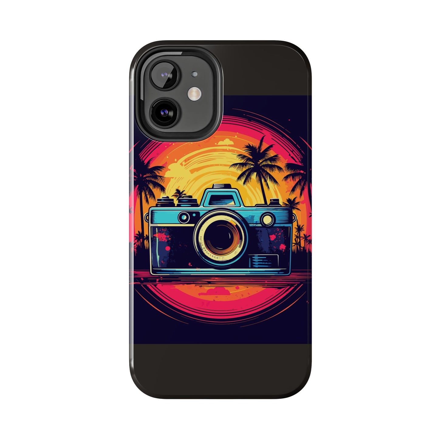 Retro Camera Sunset Tough Phone Case