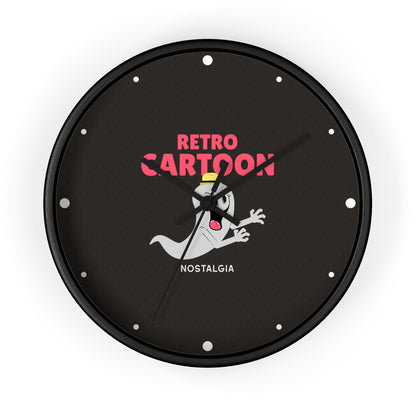 Retro Cartoon Ghost Wall Clock