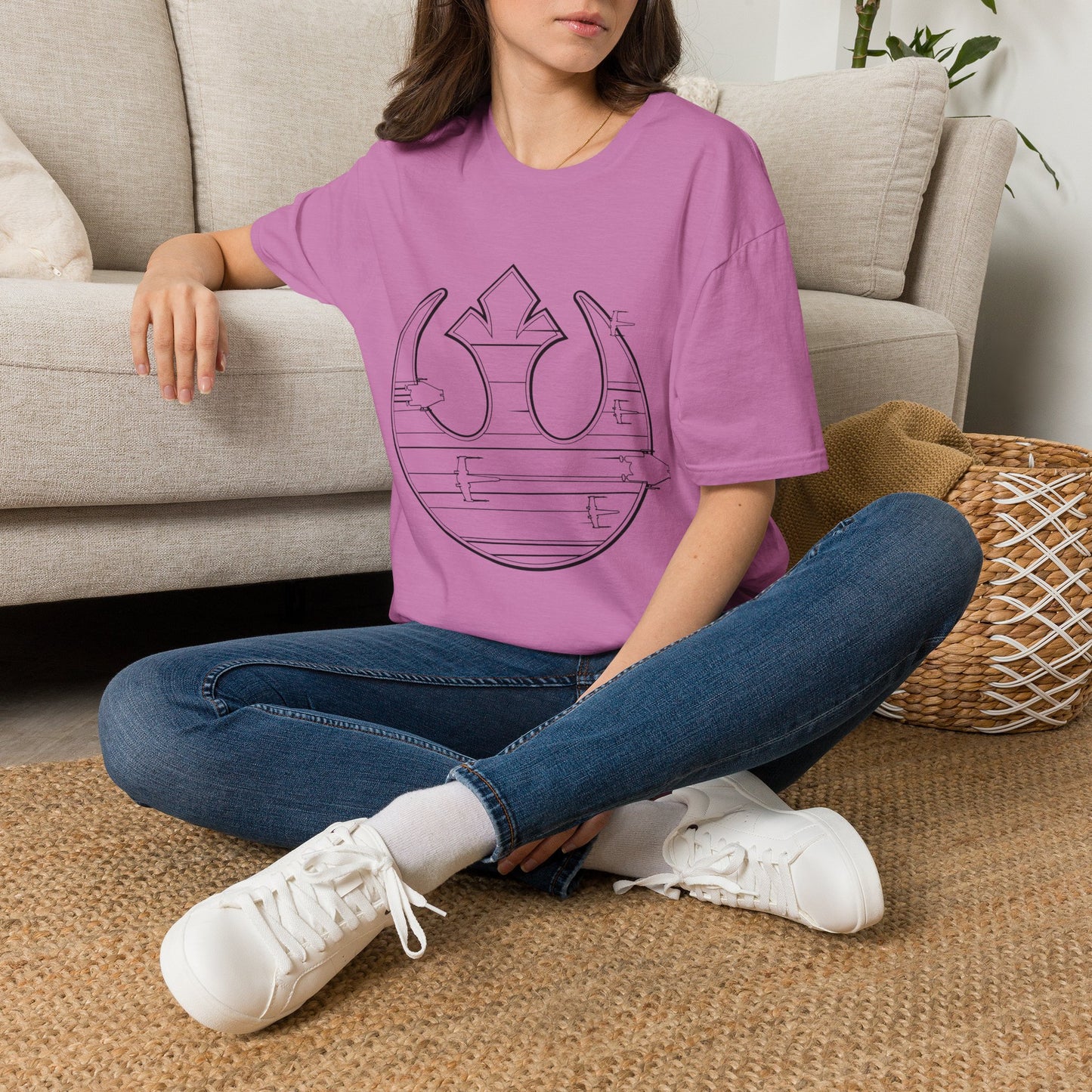 Retro Rebel Alliance Inspired Space Tee