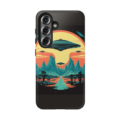UFO Fleet Tough Phone Case
