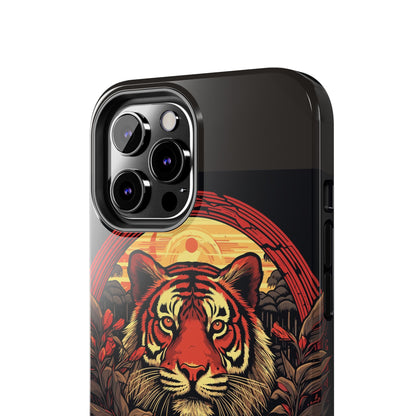 Tiger Wreath Tough Phone Case