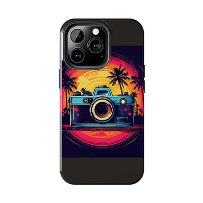 Retro Camera Sunset Tough Phone Case