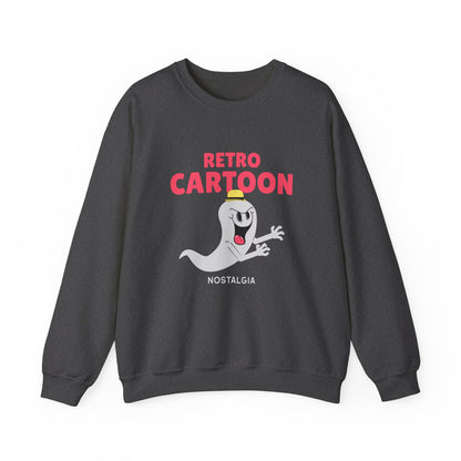 Retro Cartoon Ghost Sweatshirt