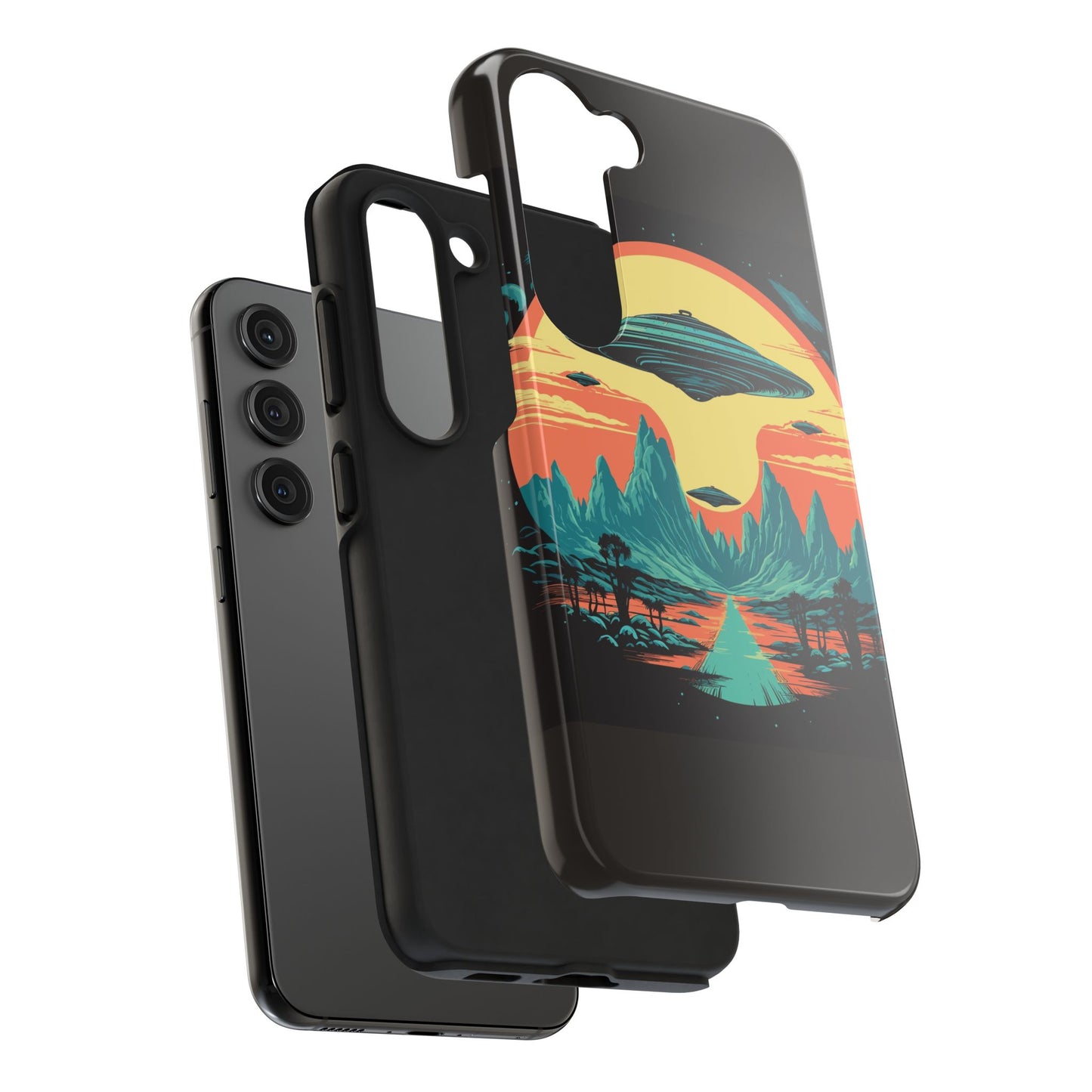 UFO Fleet Tough Phone Case