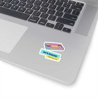 90's Rules! Kiss-Cut Sticker