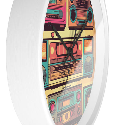 Boombox Collection Wall Clock