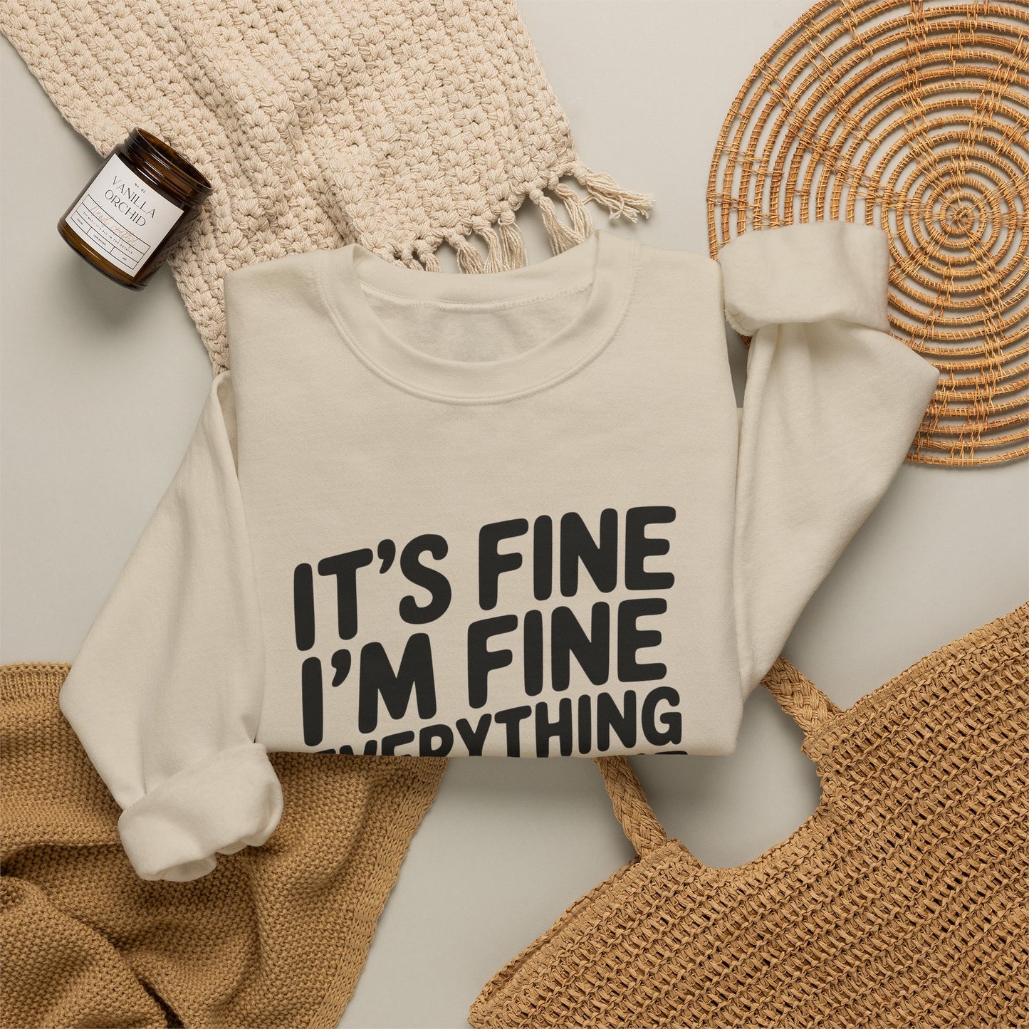 It's Fine I'm Fine Sweatshirt