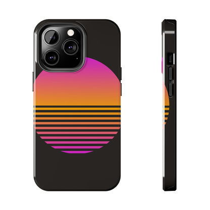 Sunset Grid Tough Phone Case