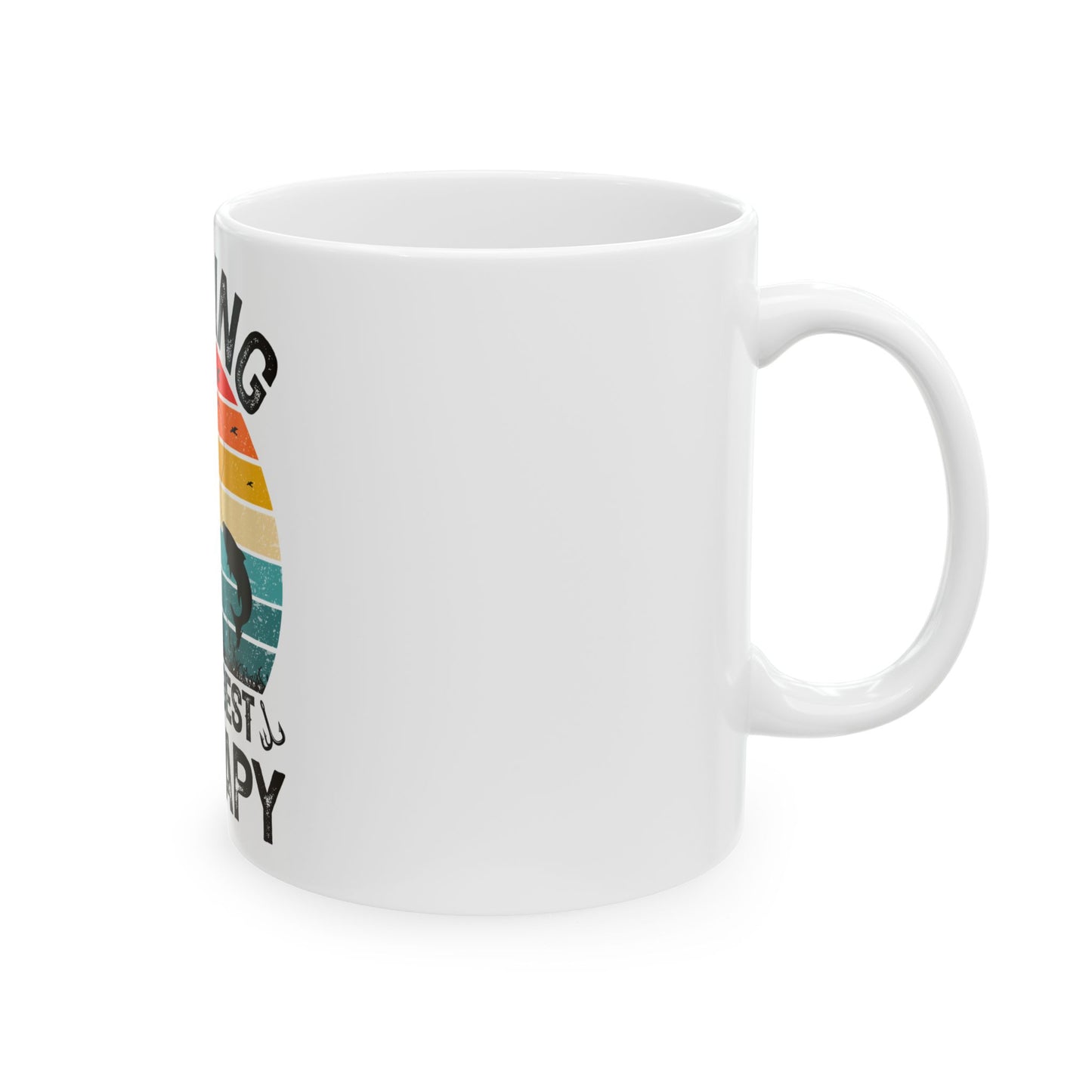 Fishing Is My Best Therapy Coffee Mug