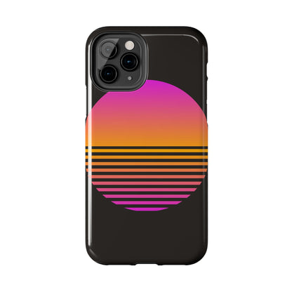 Sunset Grid Tough Phone Case