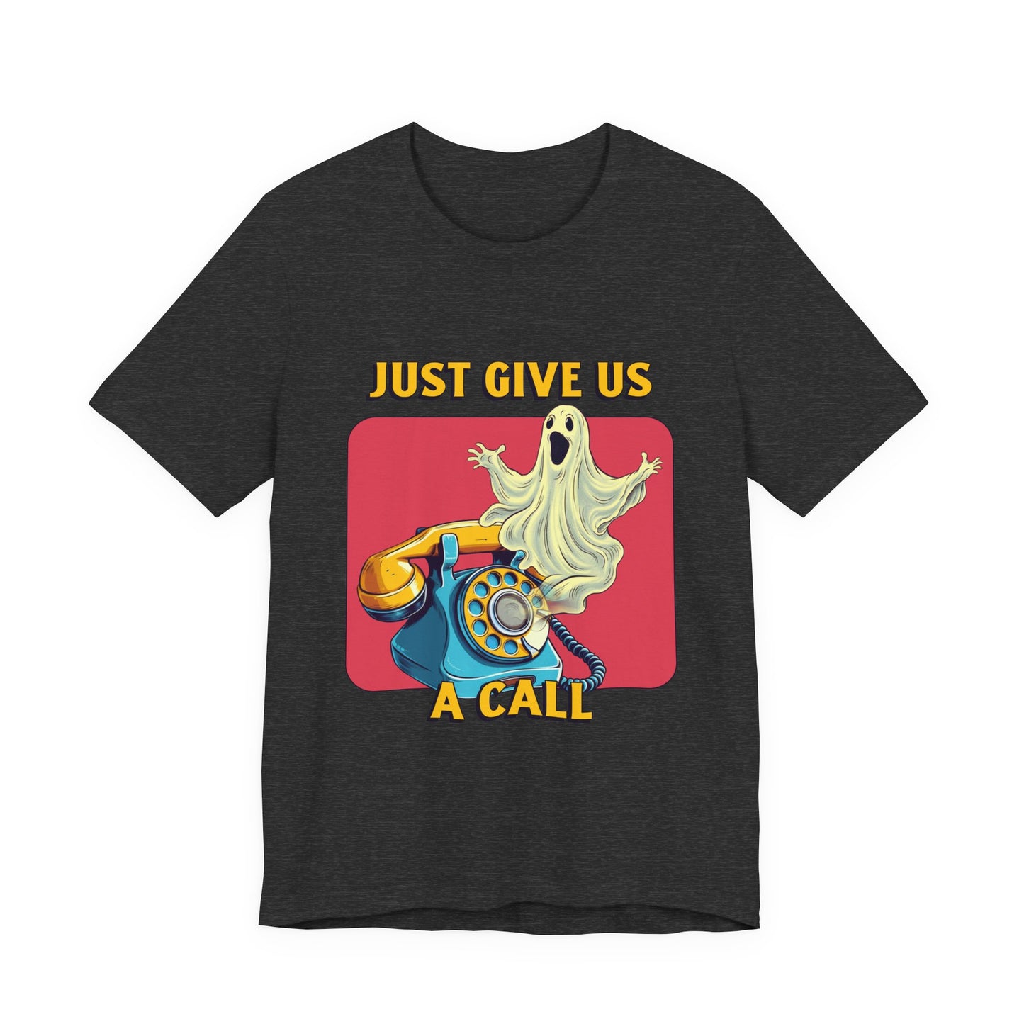 Just Give Us a Call Retro Ghost Hotline Tee