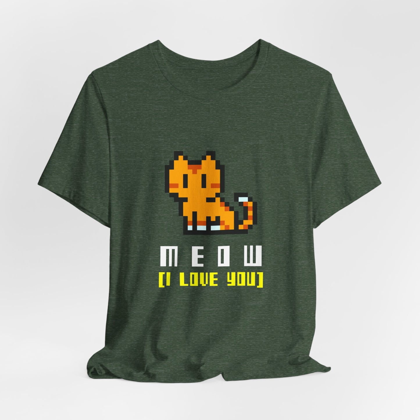 Meow Pixel Cat Tee