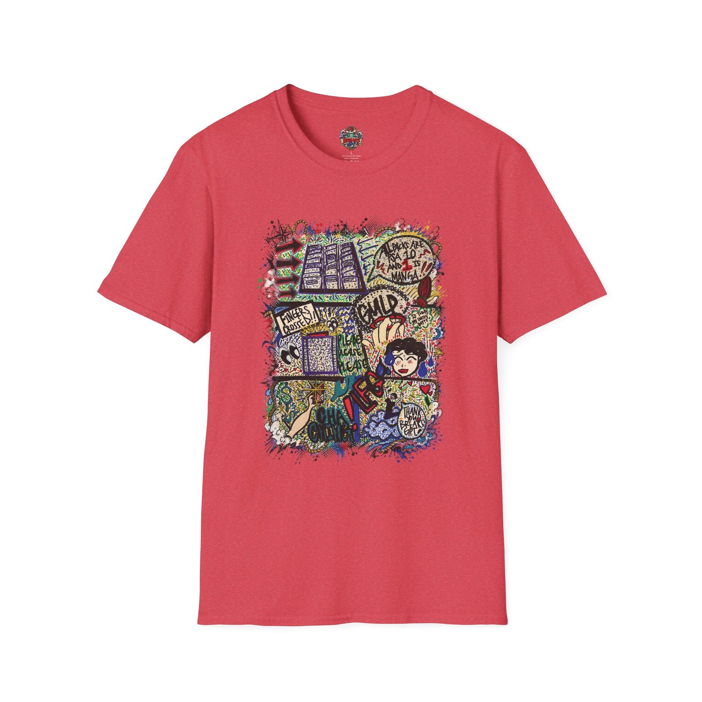BreaksGPT Manga Card Breaker T-Shirt | Pirate Trading Card Graphic Tee Color Version