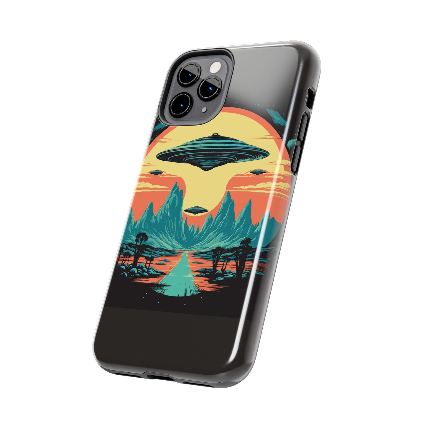 UFO Fleet Tough Phone Case