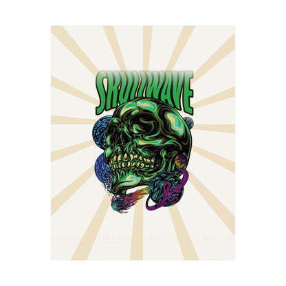 Skullwave Retro Poster